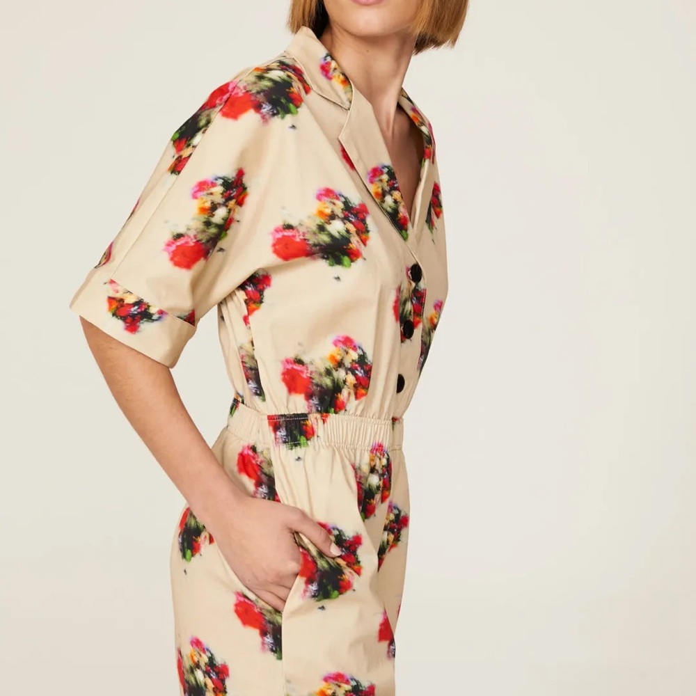 Floral Print Jumpsuit